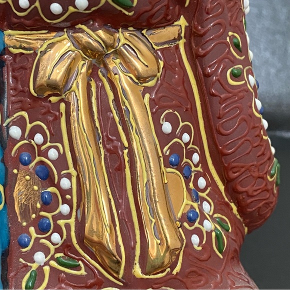 Vintage Signed Kutani Jurojin God Of Elderly & Longevity 6” Porcelain Figurine - Picture 12 of 15